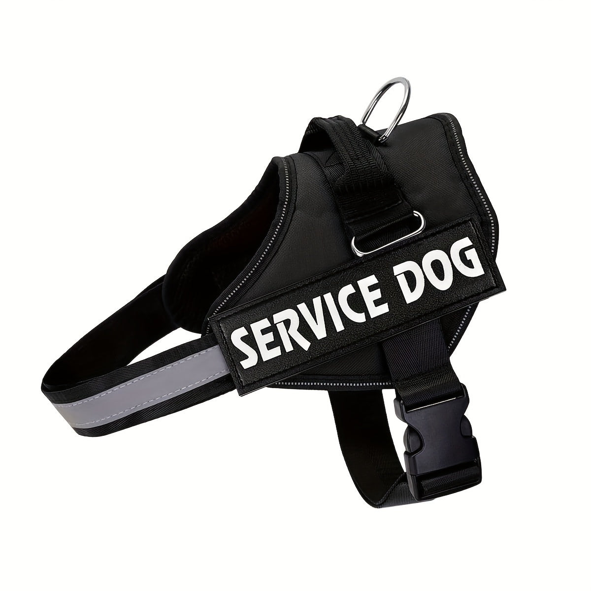 Ultimate Service Dog Harness - No Pull, Easy On/Off, 3M Reflective, Breathable, Adjustable Pet Vest with Nylon Handle, No Tugging, No Choking, Comfortable Wear