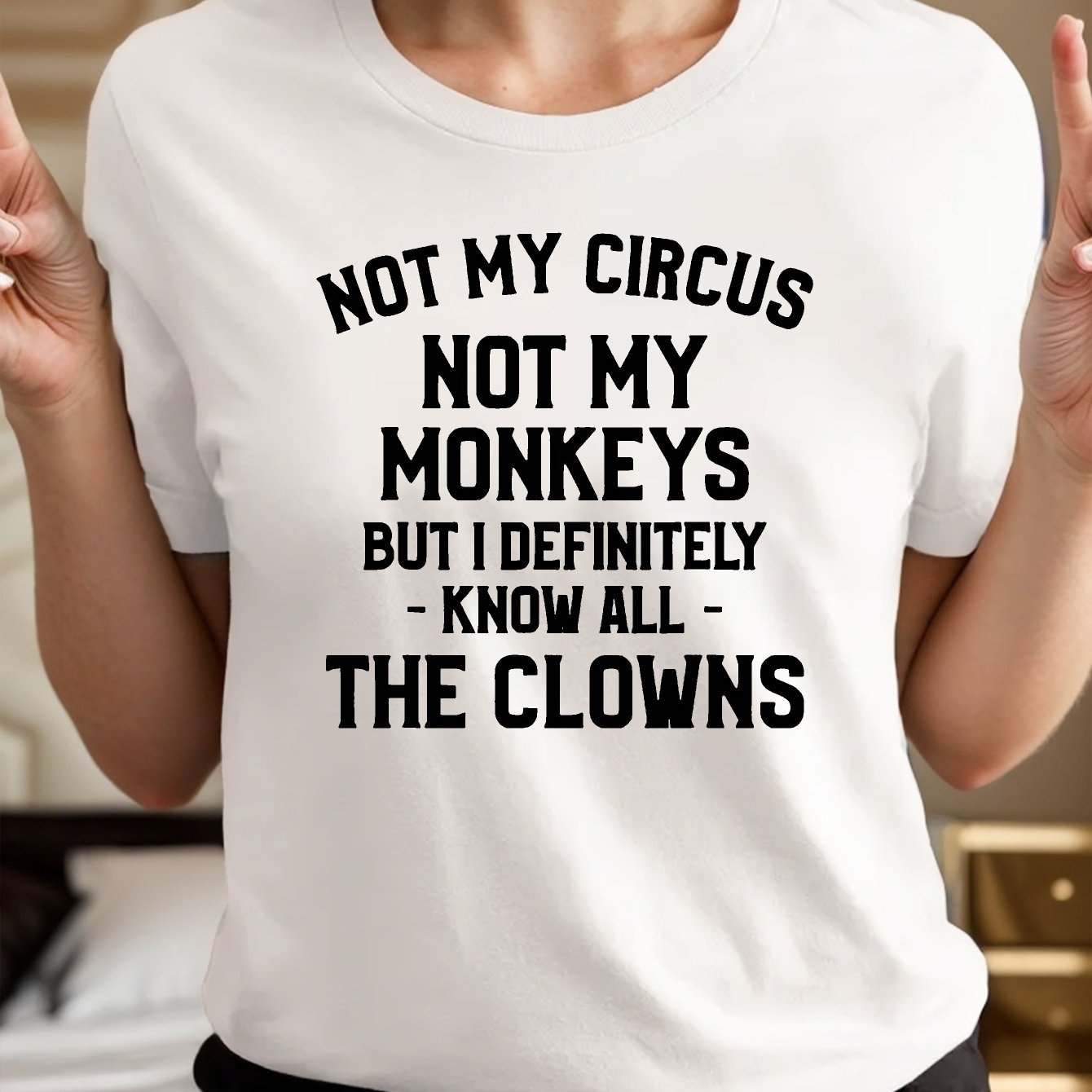 Women'S Cotton Blend Crew Neck T-Shirt,