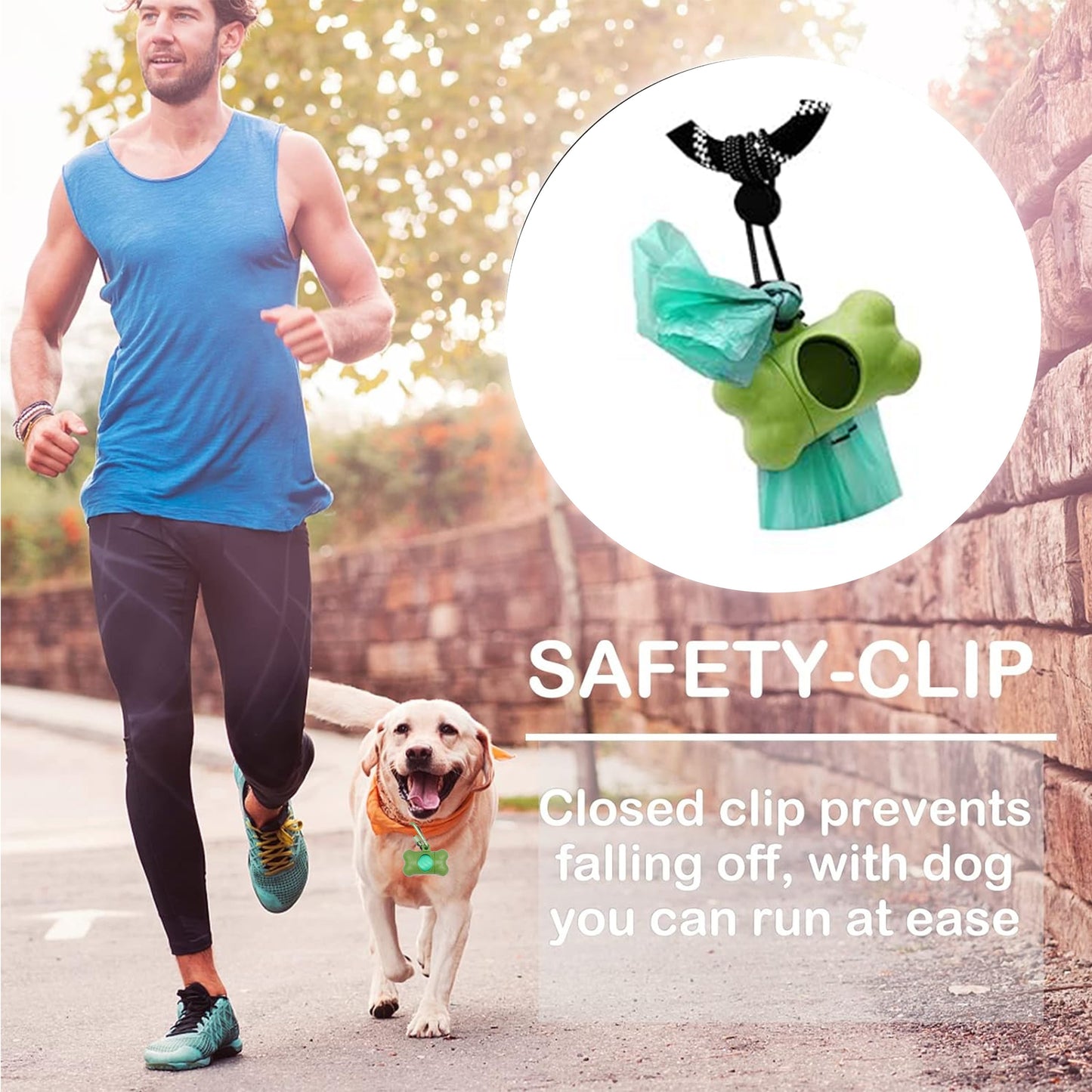 600 bags of 40 rolls of dog poop bags, leak-proof