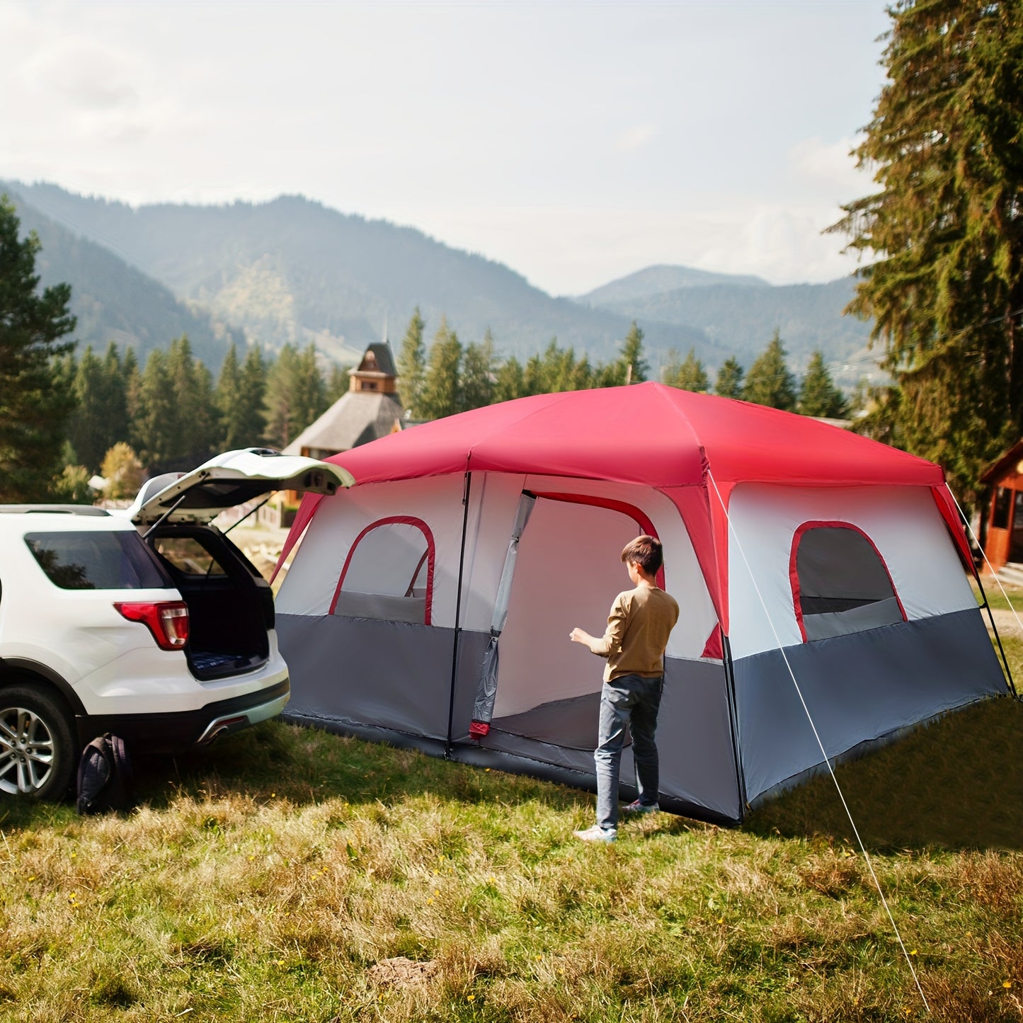 14-Person Polyester Cloth Camping Tent