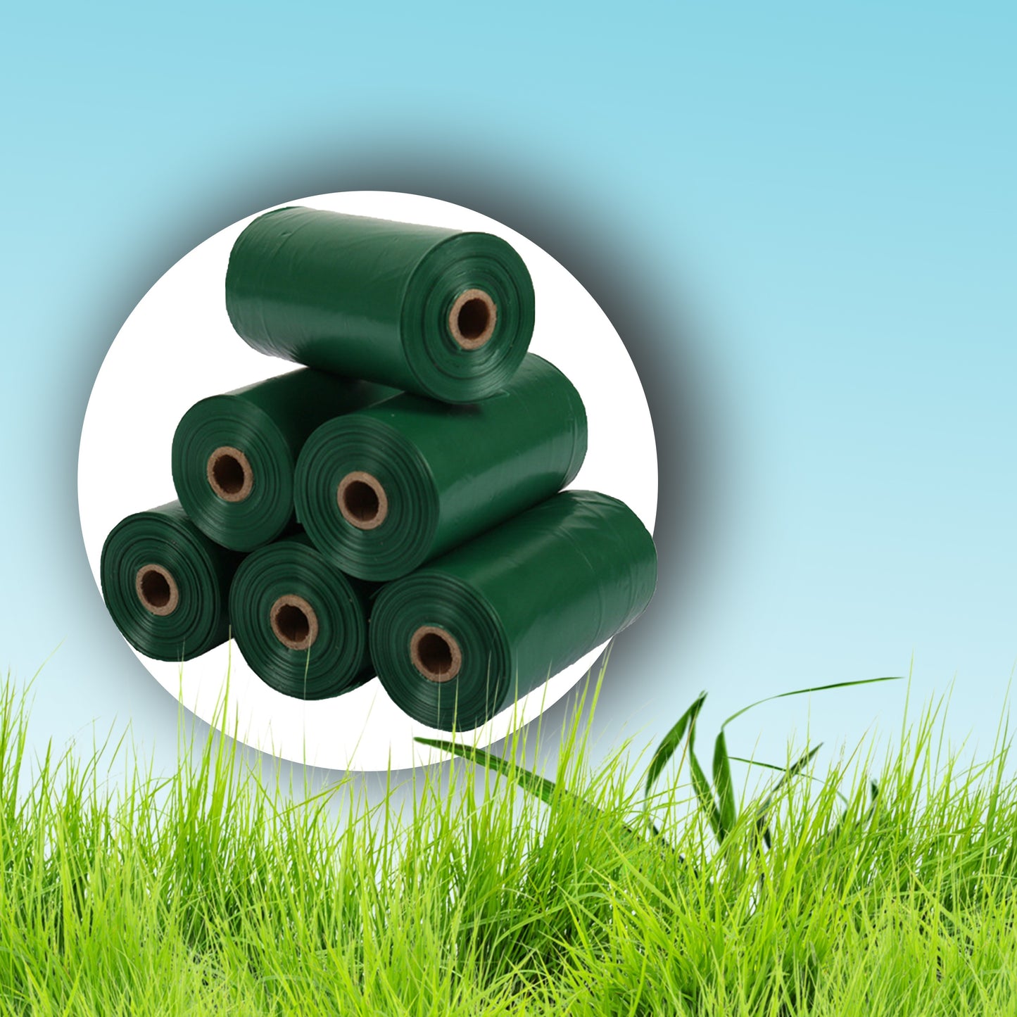 600 bags of 40 rolls of dog poop bags, leak-proof