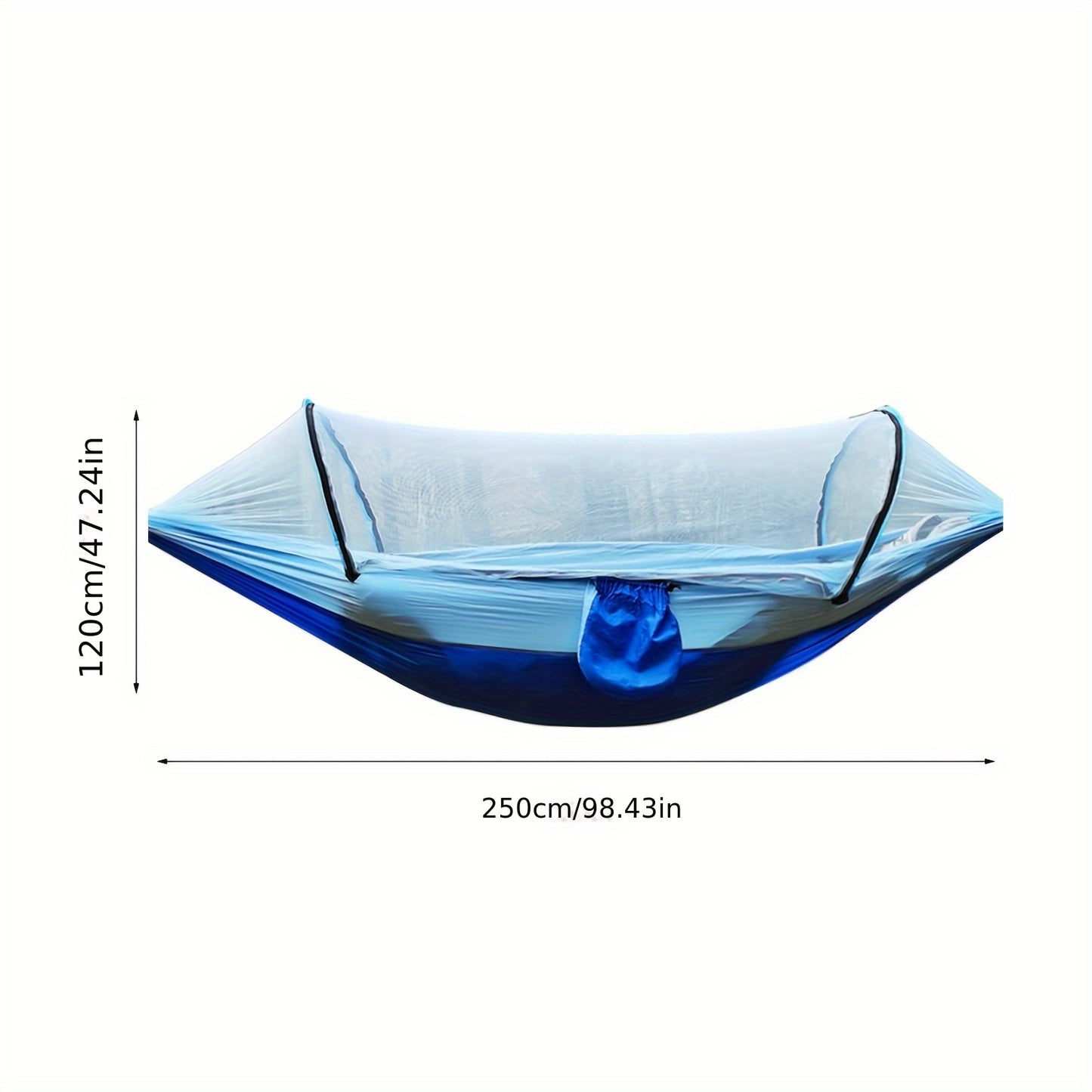 Quick-Setup Mosquito Net Hammock