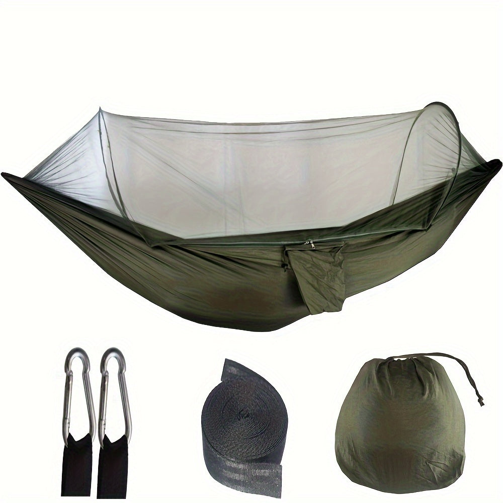 Quick-Setup Mosquito Net Hammock