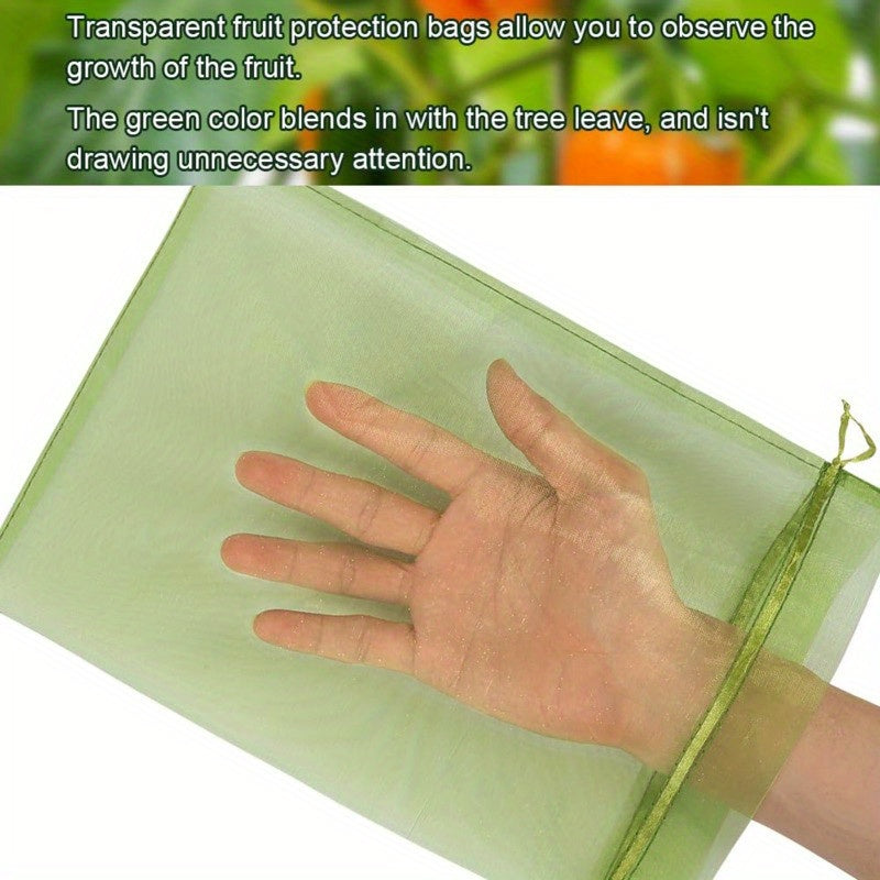 100pcs Fruit and Vegetable Protection Net Bags -