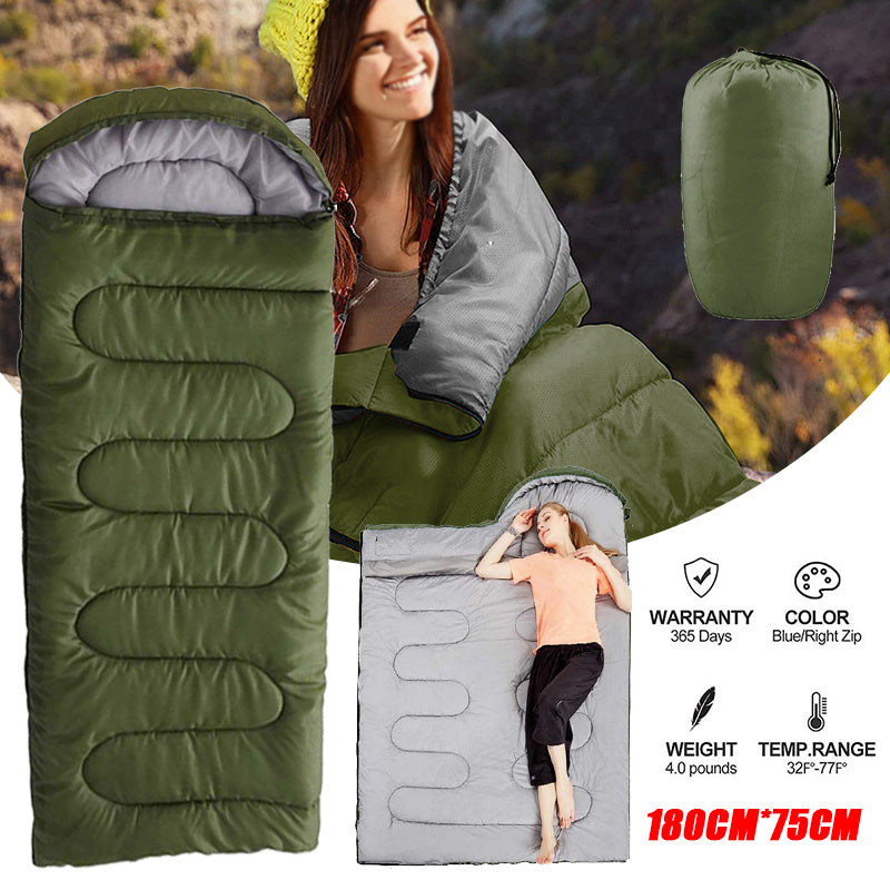 Ultra-Comfortable Sleeping Bag for Adults - Lightweight, Durable, Water-Resistant