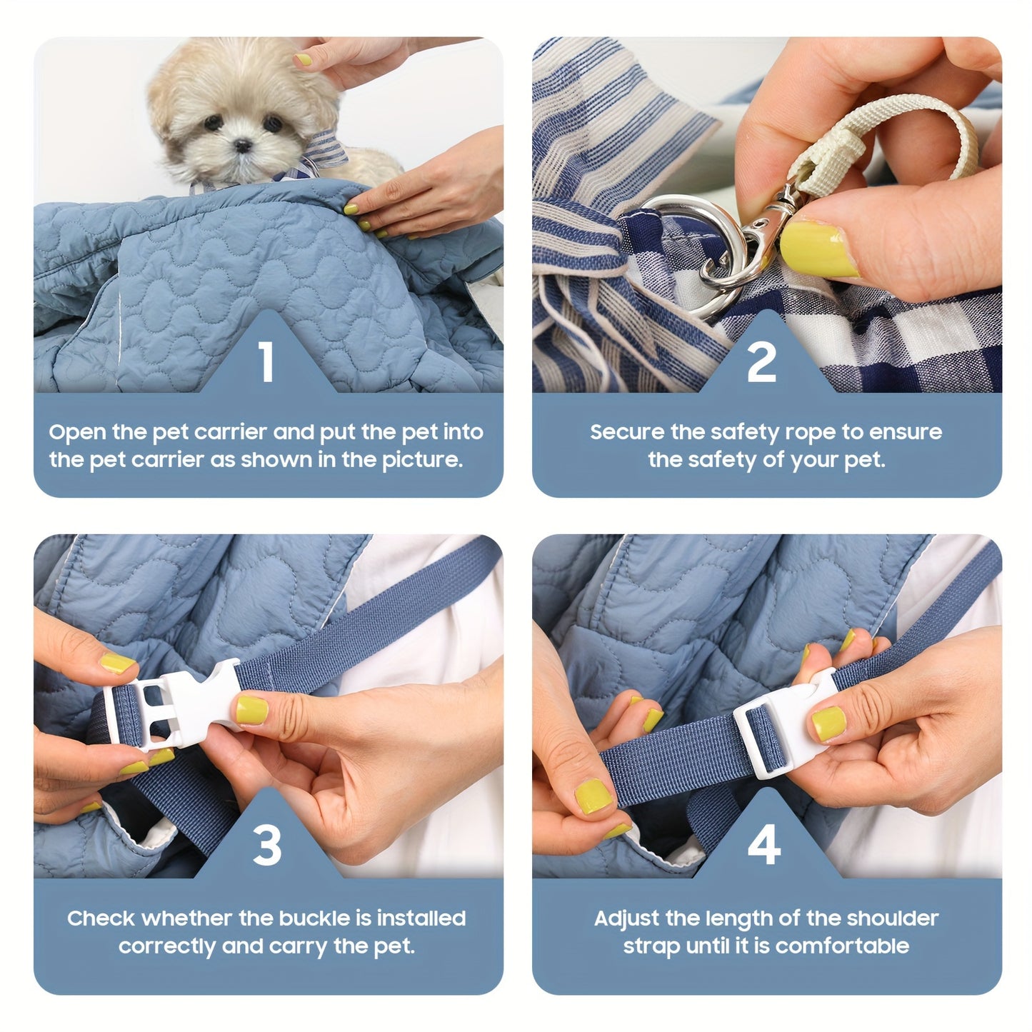 Fluffybaby Dog Sling Carrier - Winter Pet Bag