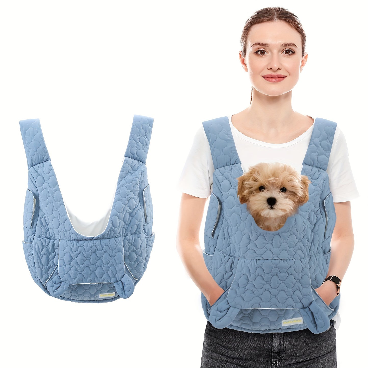 Fluffybaby Dog Sling Carrier - Winter Pet Bag