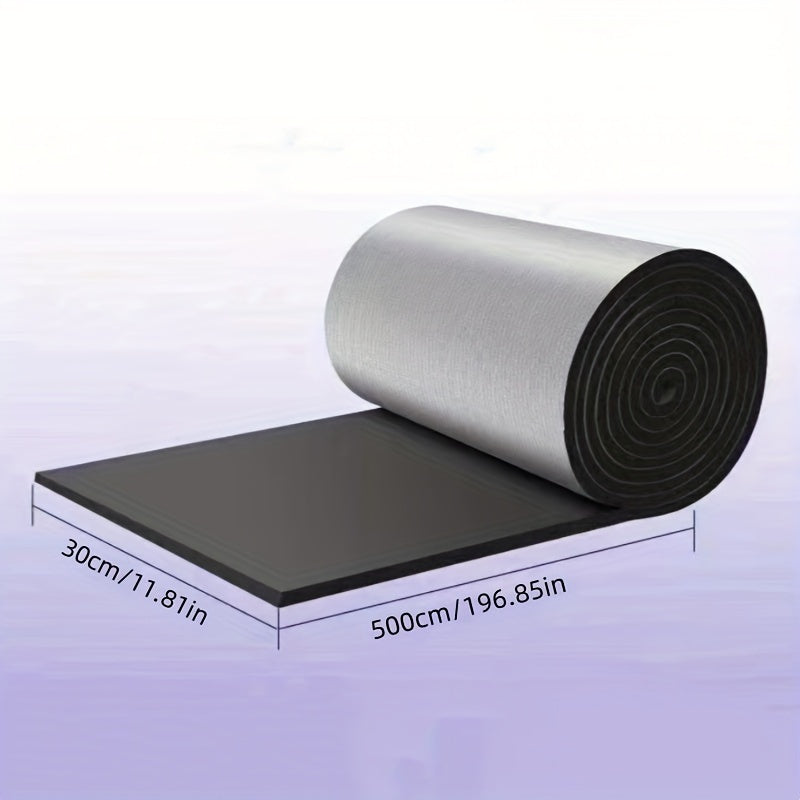 Energy-Saving, Self-Adhesive High-Density Insulation & Fireproofing Foil.