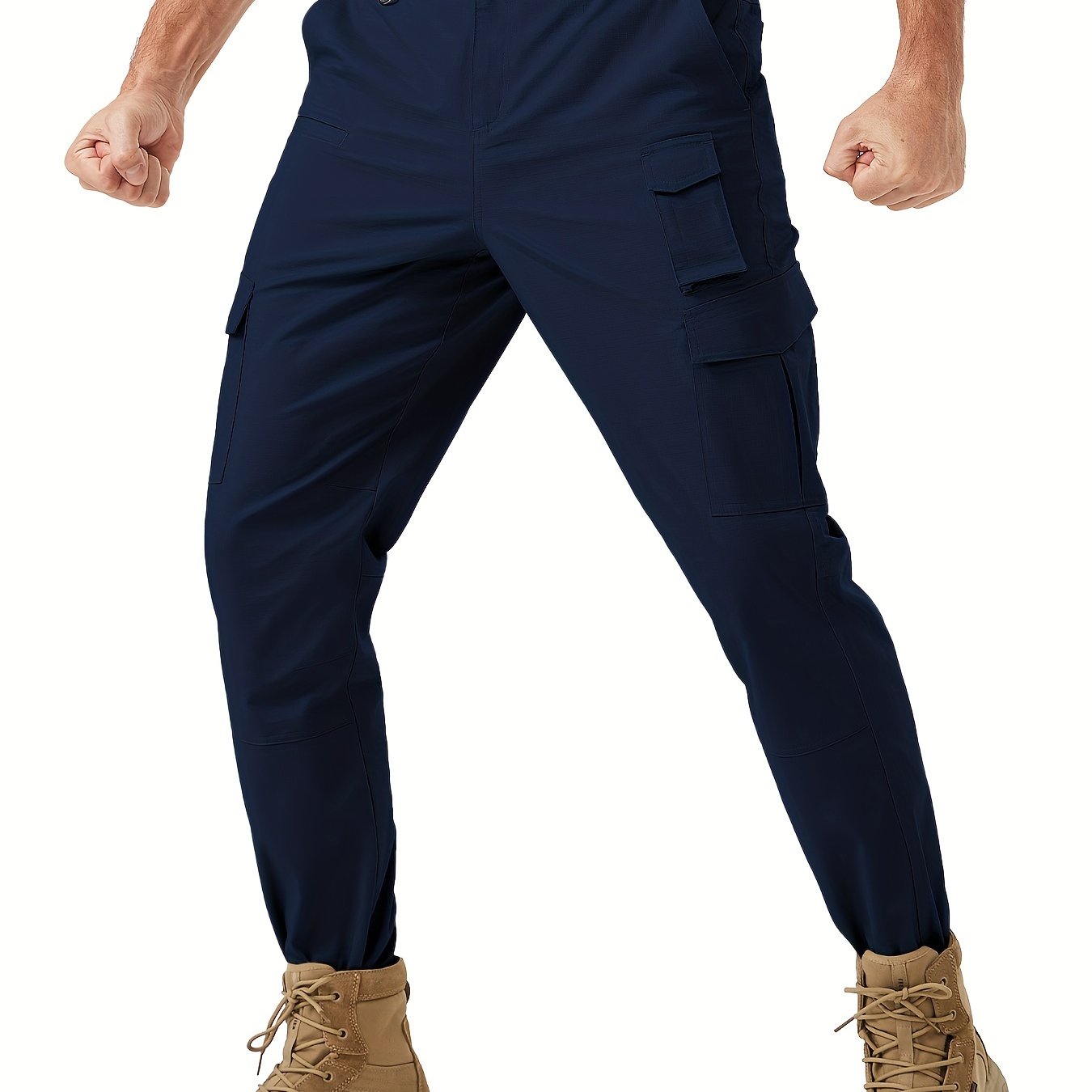Plus Size Men's Tactical Hiking Pants - Ultra-Durable Water Resistant Ripstop Cargo Pants with 8 Pockets, Lightweight Quick Dry Technology, and Breathable Fabric Ideal for Big and Tall Men