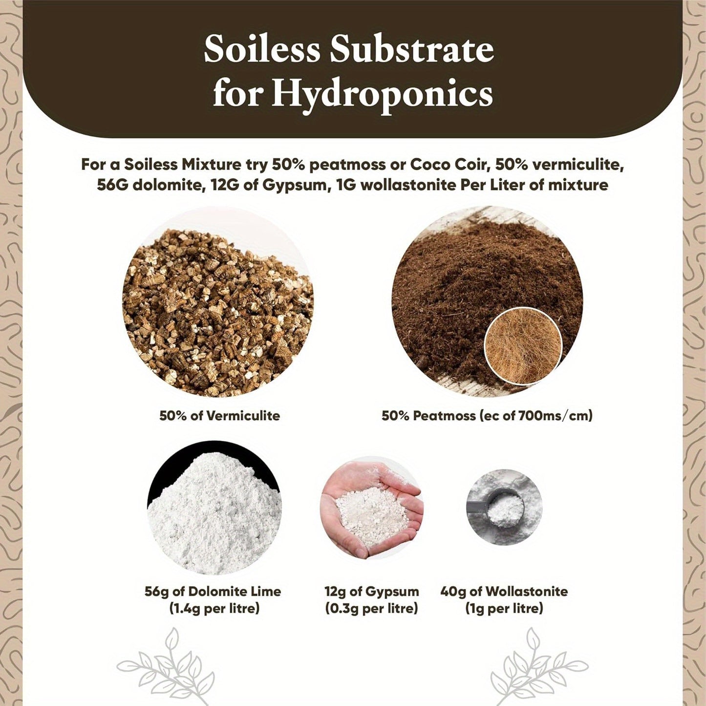 3 Quarts Organic Vermiculite for Plants Horticultural Coarse Vermiculite Natural Soil Additive for Potted Plants Gardening Mushrooms Seed Starting