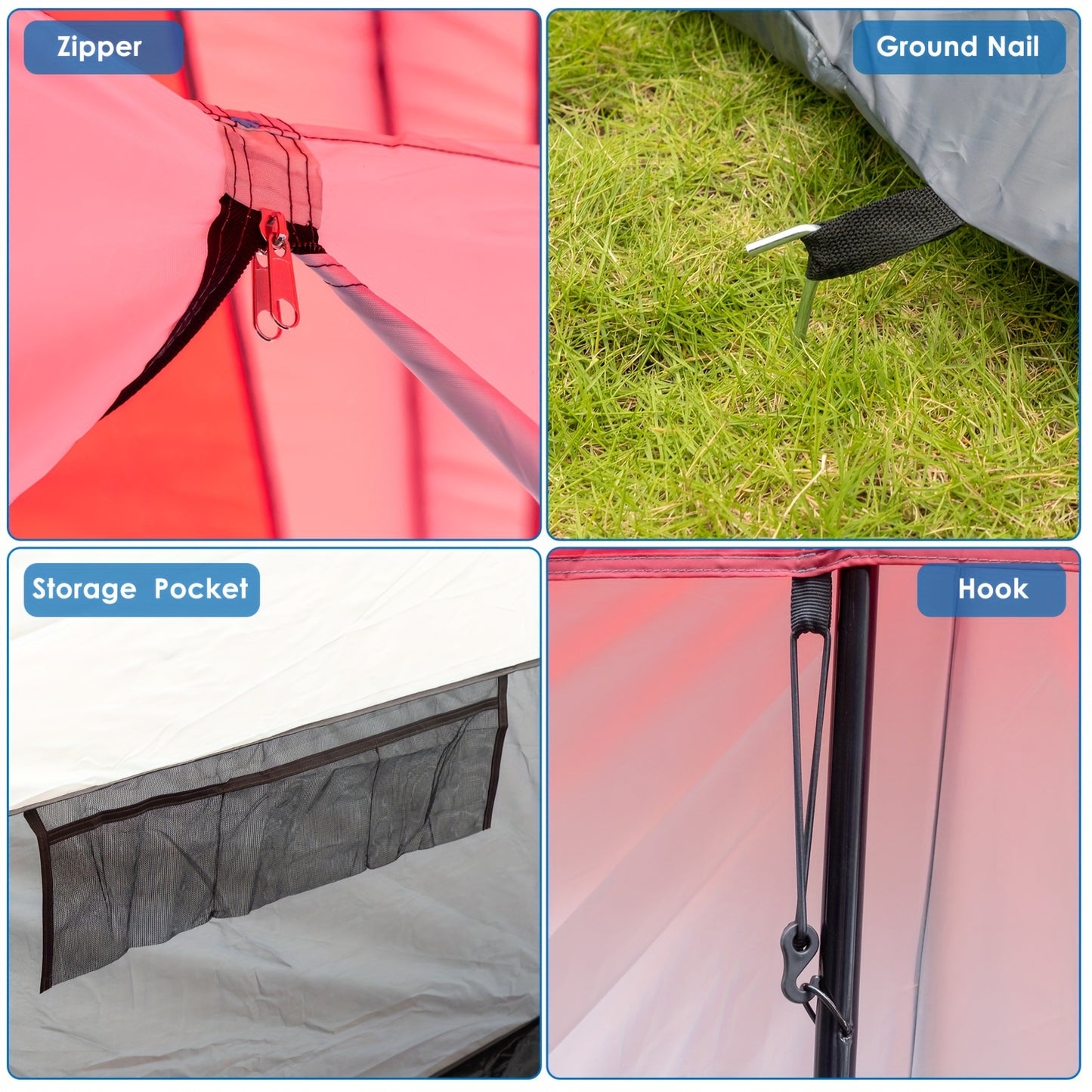 14-Person Polyester Cloth Camping Tent