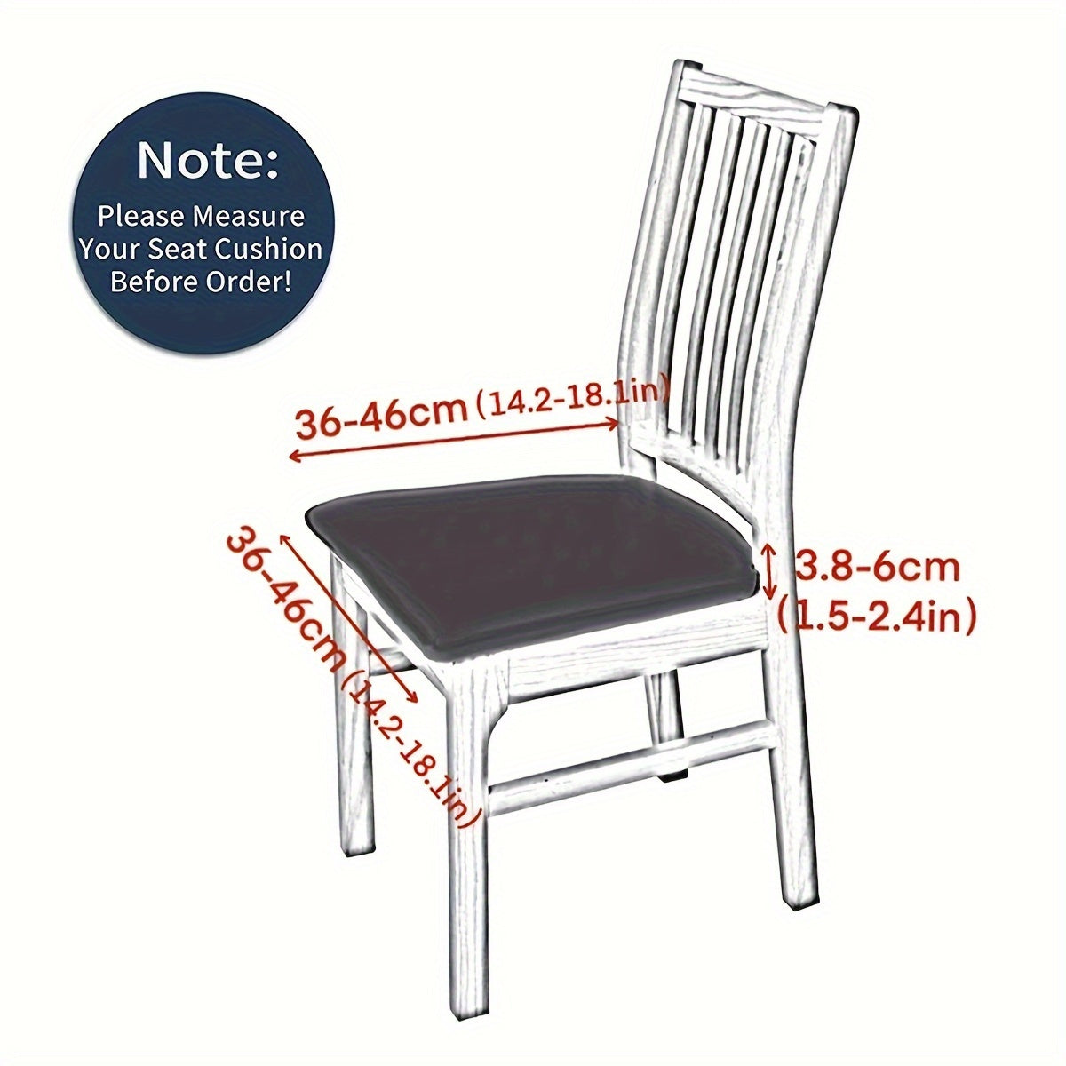 4pcs Soft & Stretchy Chair Covers - Solid Color, Dustproof & Stain Resistant
