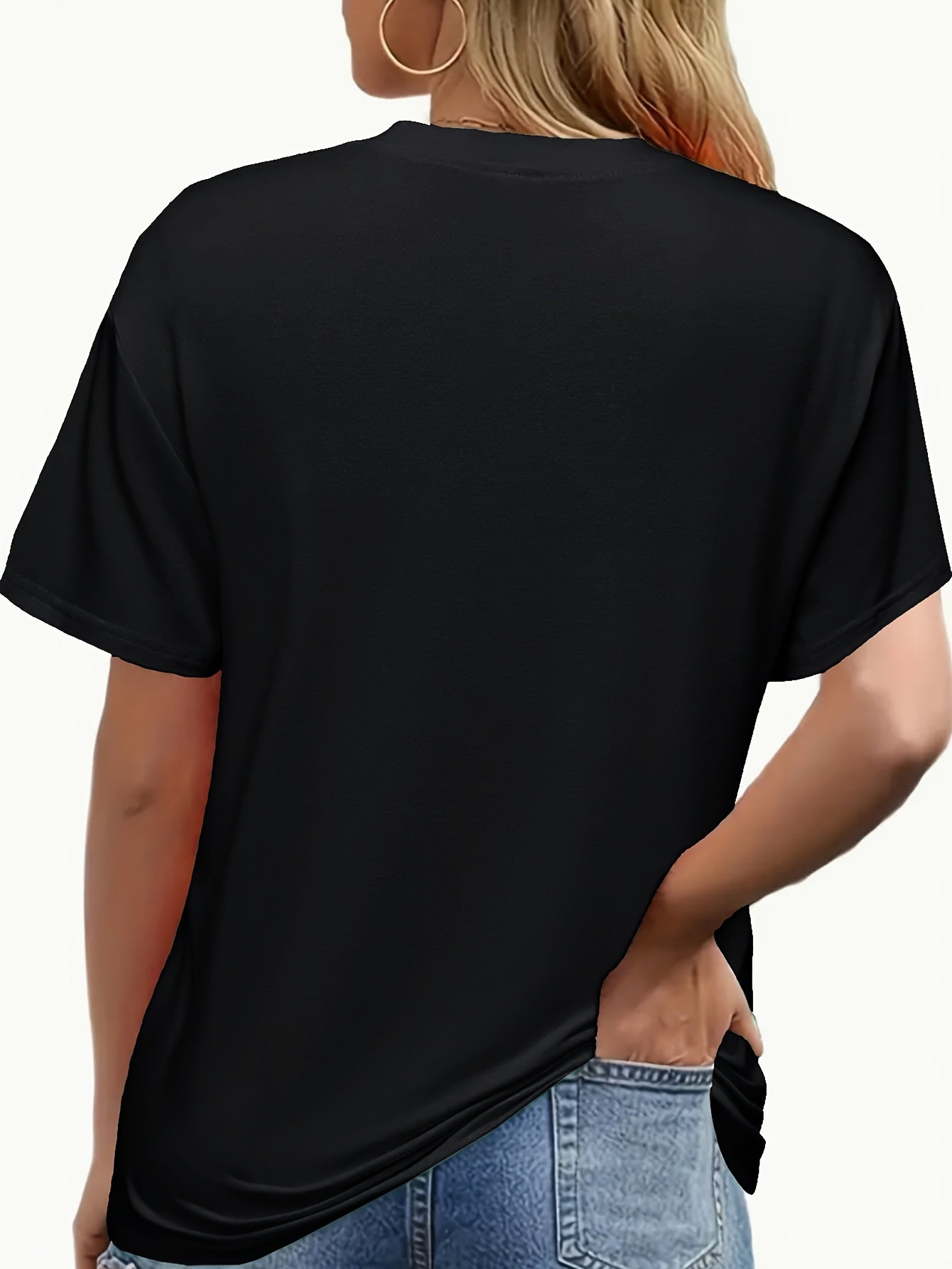 Lightweight & Breathable Womens Casual Short Sleeve Crew Neck Top