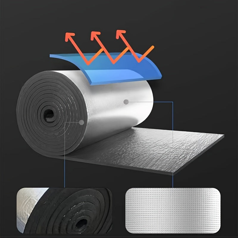 Energy-Saving, Self-Adhesive High-Density Insulation & Fireproofing Foil.