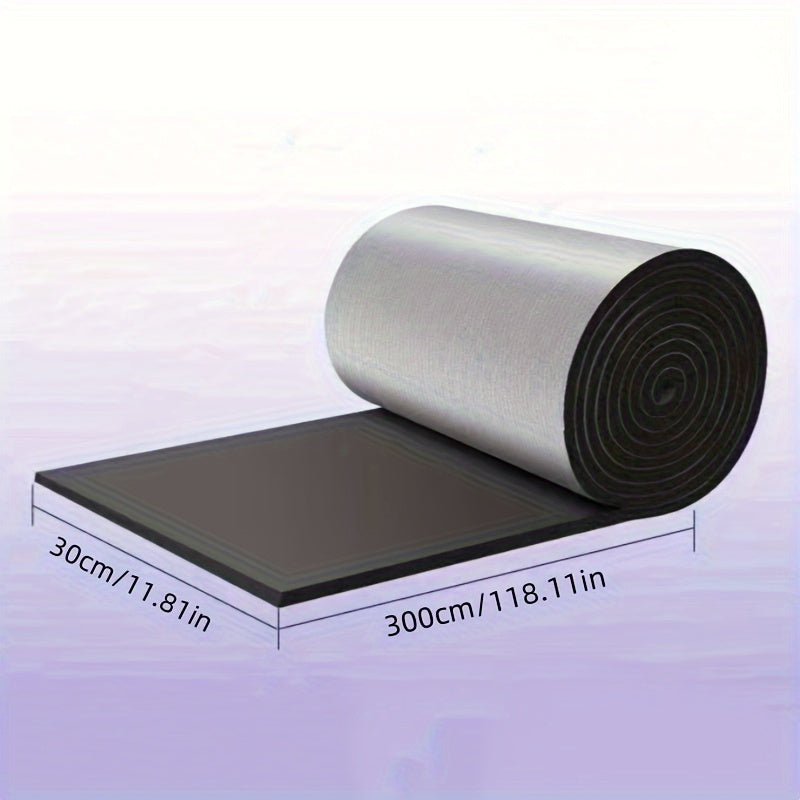 Energy-Saving, Self-Adhesive High-Density Insulation & Fireproofing Foil.