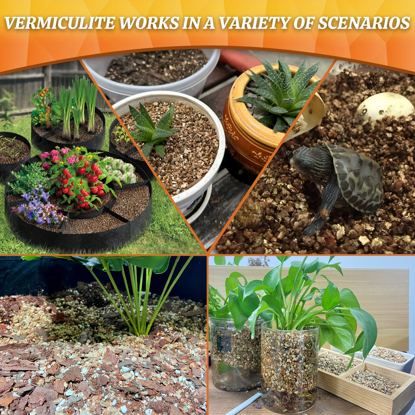 9/18QT Vermiculite, Vermiculite For Plants, Horticultural Coarse Vermiculite, Suitable For Bonsai And Garden Art Needs