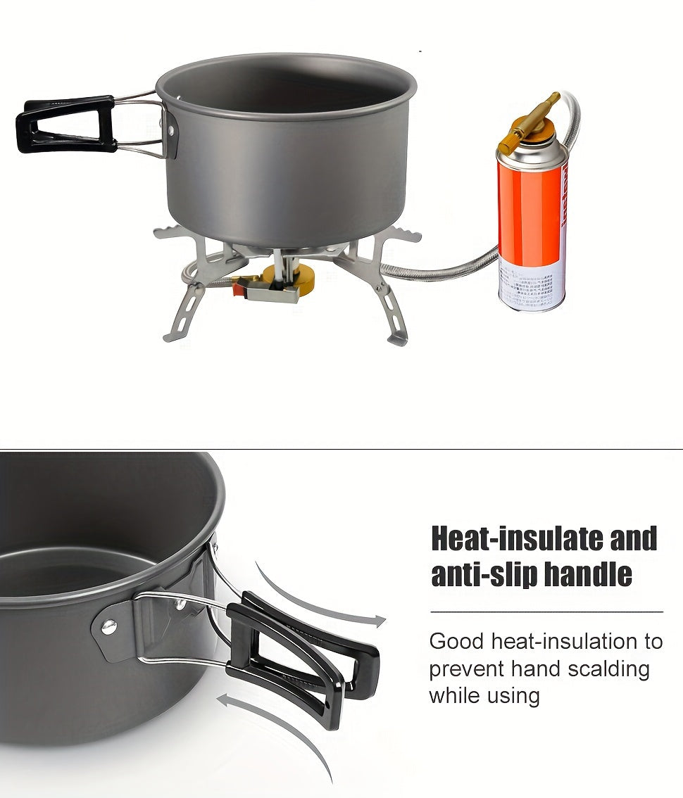 3pcs Aluminum Lightweight Camping Cookware Set
