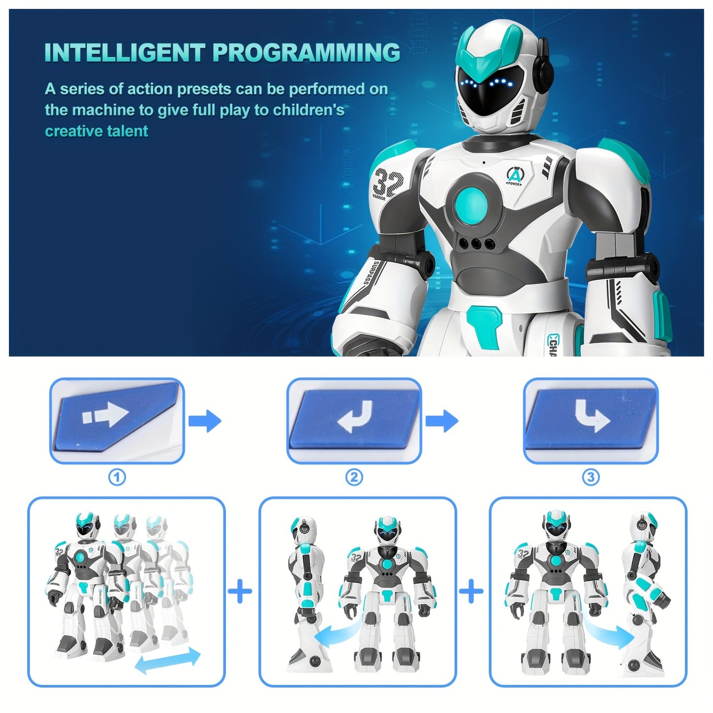 WiFi Signal Large Remote Voice Control Robot