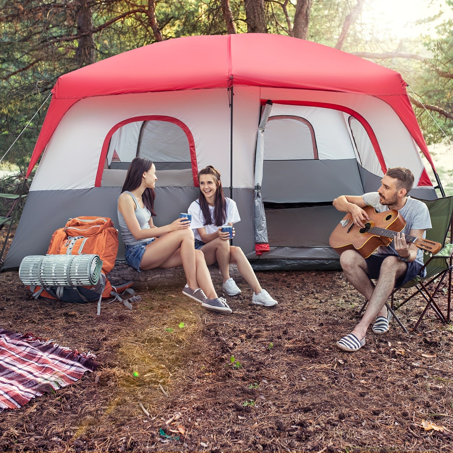 14-Person Polyester Cloth Camping Tent