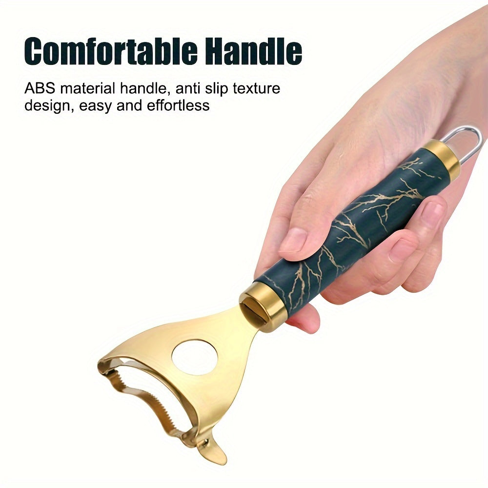 Stainless Steel Corn Cob Stripper - Quick & Easy Kernel Removal Tool.