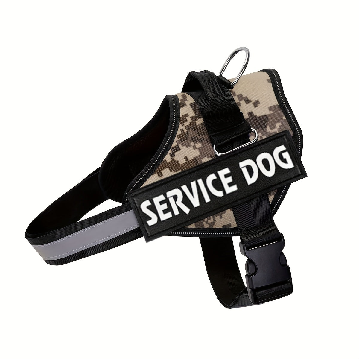 Ultimate Service Dog Harness - No Pull, Easy On/Off, 3M Reflective, Breathable, Adjustable Pet Vest with Nylon Handle, No Tugging, No Choking, Comfortable Wear