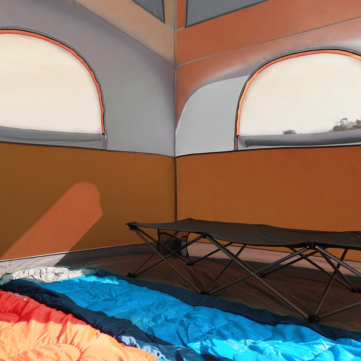 Easy Setup Camping Tent For Family Camping, 6 Person