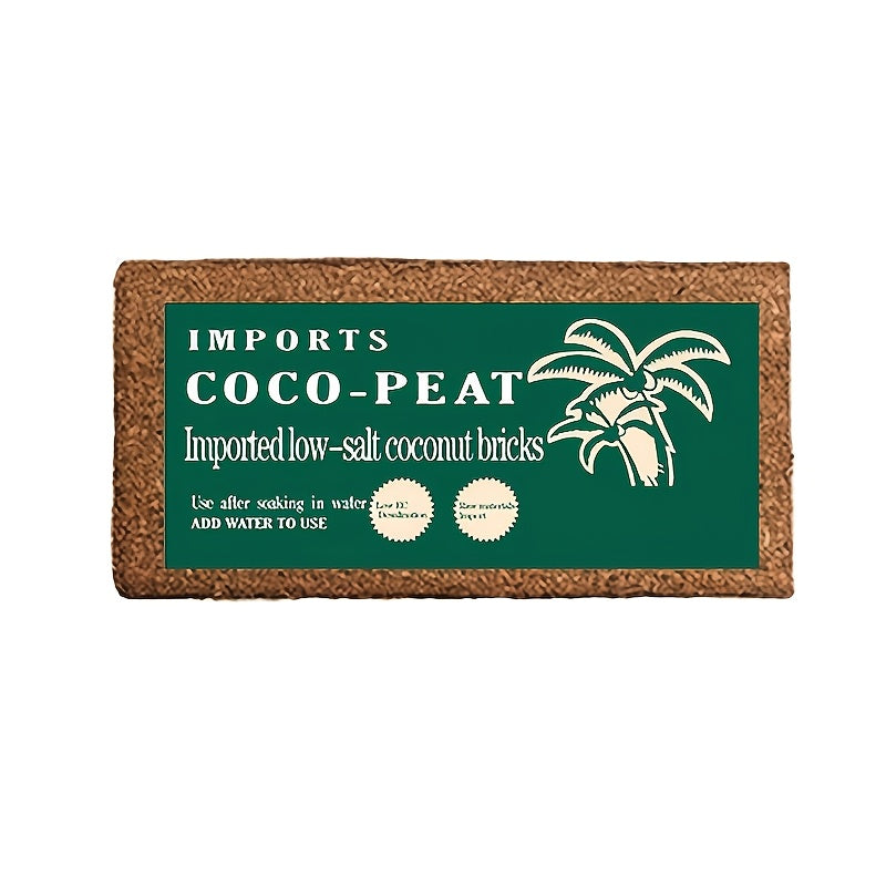12pcs Plant-based Coconut Bricks - Low EC And PH Balance, Fiber Coconut Shell For Gardening About 12 Pounds