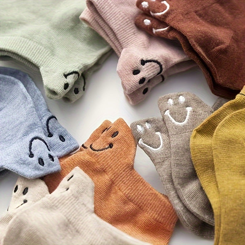 10 Pairs Soft & Breathable Ankle Socks Low Cut Design,One Size for most Women