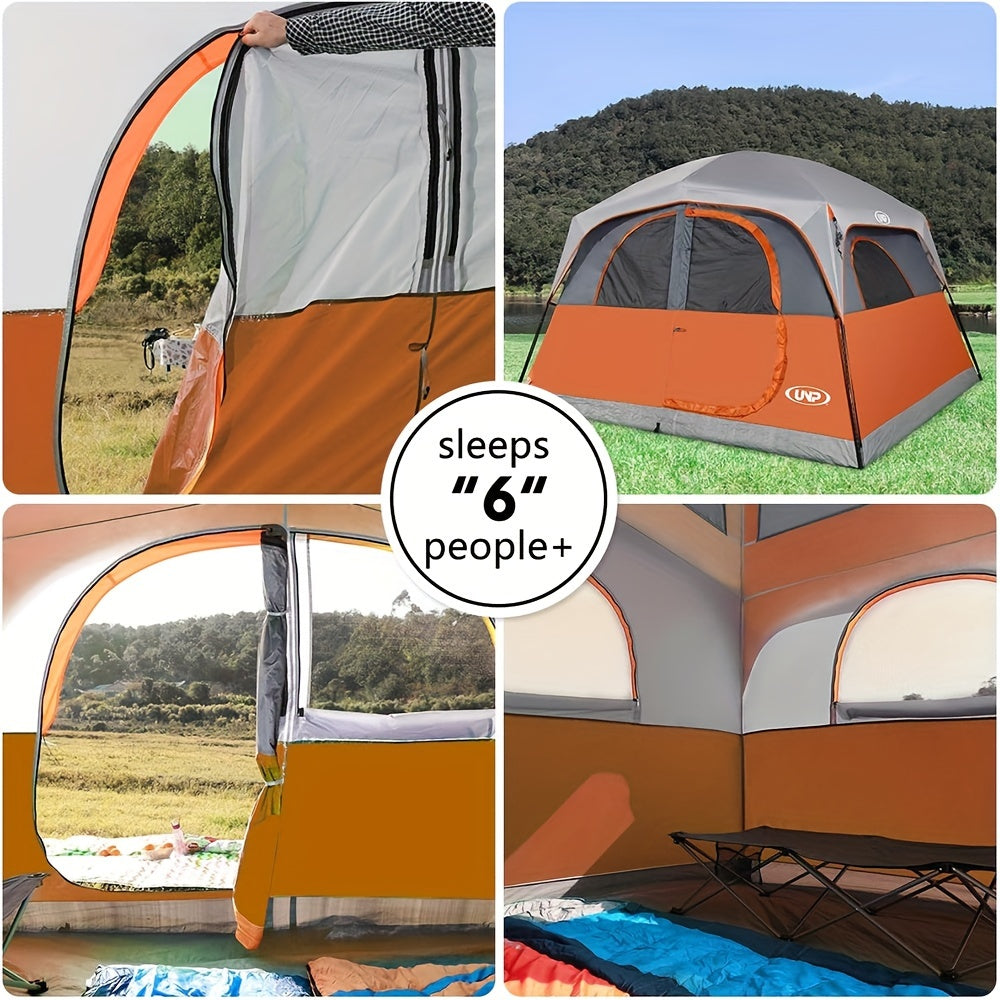 Easy Setup Camping Tent For Family Camping, 6 Person