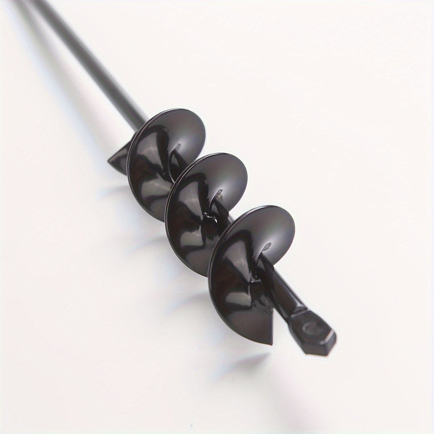 Auger Drill Bit Set for Planting - 1.6" & 3.5" Spiral Hole Punch, Bulb Planter Tool with Hex Drive