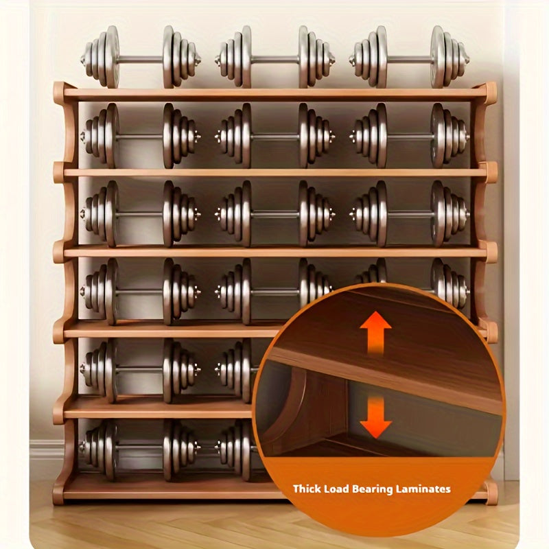 Space-Saving Bamboo Shoe Rack - Multi-Layer, Freestanding Organizer with Wood Grain Finish.