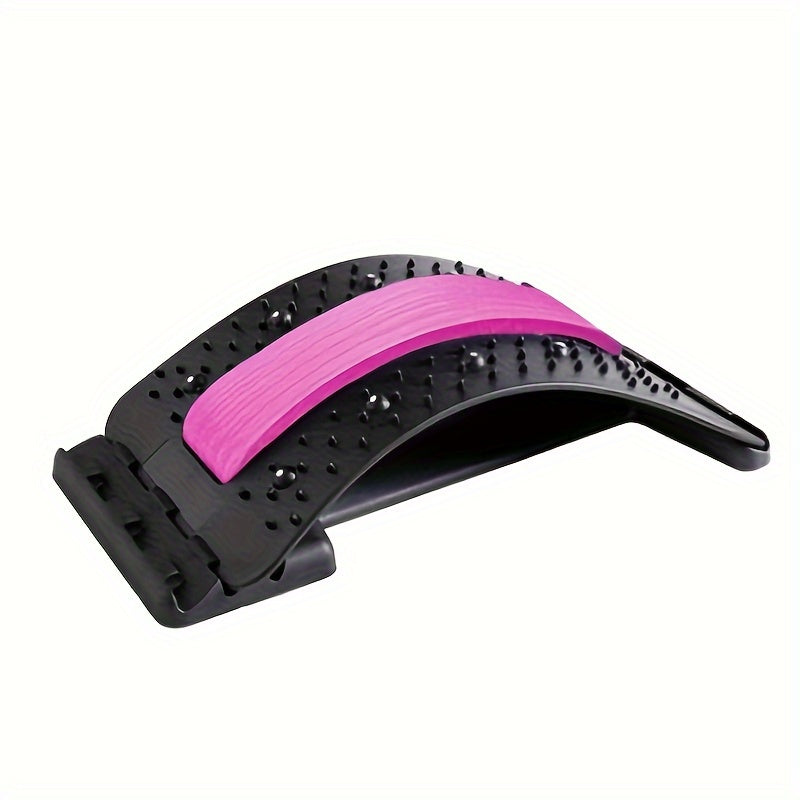 1pc back stretcher, lumbar vertebra relieving back stretcher device, multi-stage back stretching device, back massager to relieve the pain of disc herniation, sciatica and scoliosis.