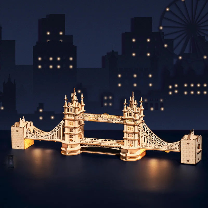 Wooden Puzzle Bridge