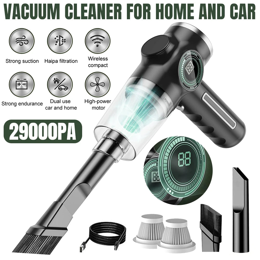 Mini Wireless Vacuum Cleaner, Handheld