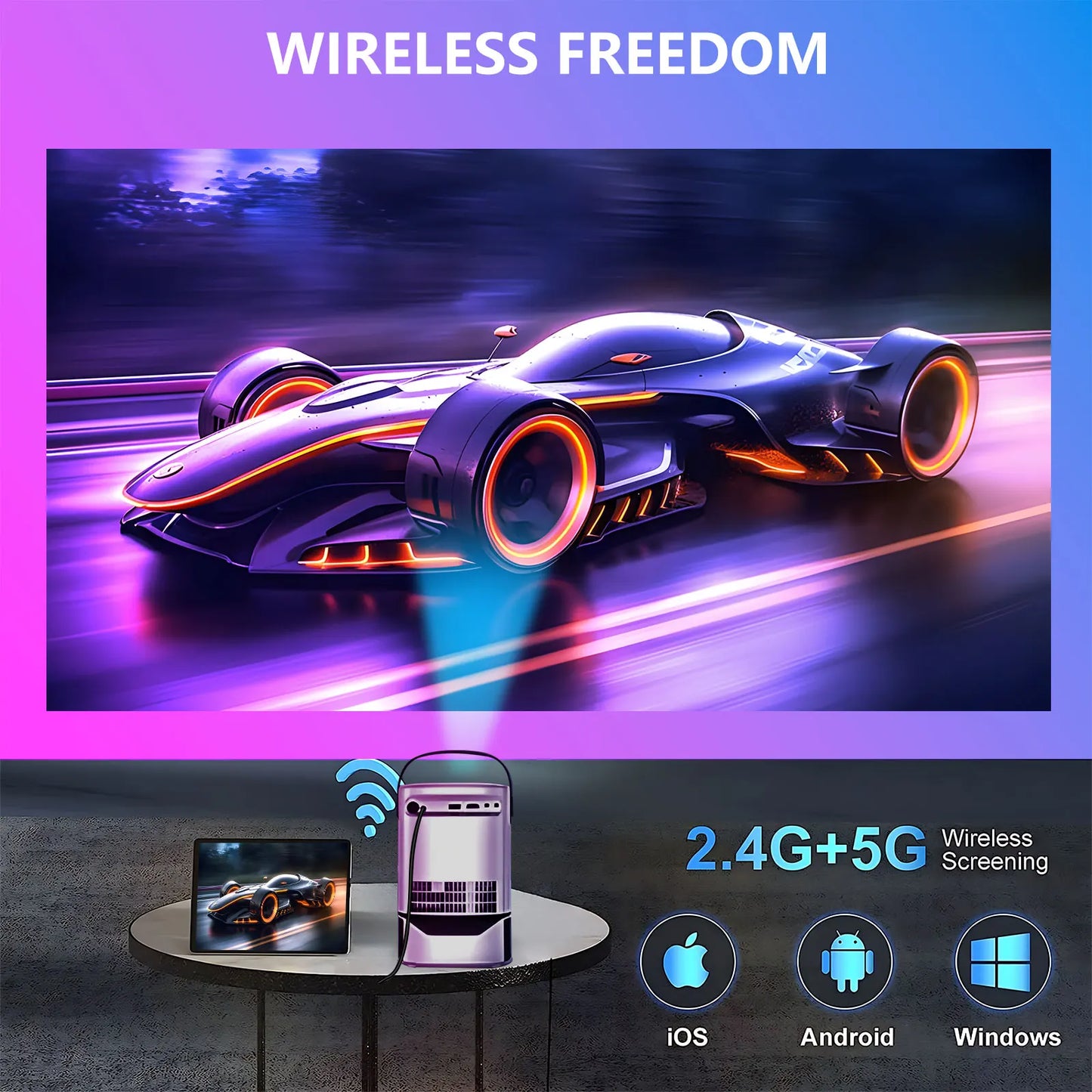 home theater wifi projector Full HD