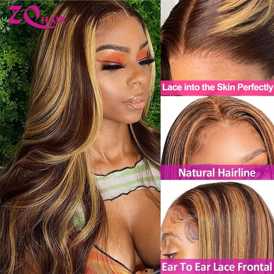 Highlight Wig, Human Hair