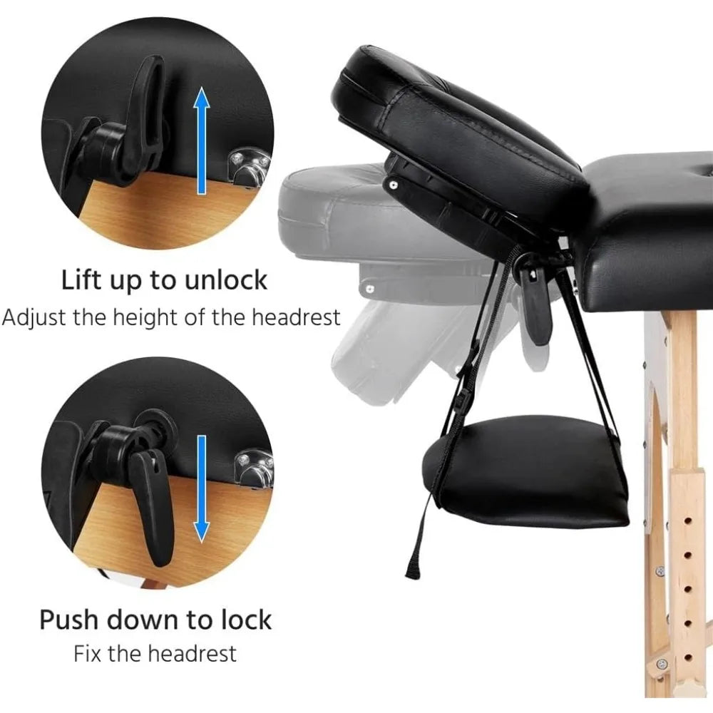 Portable massage table