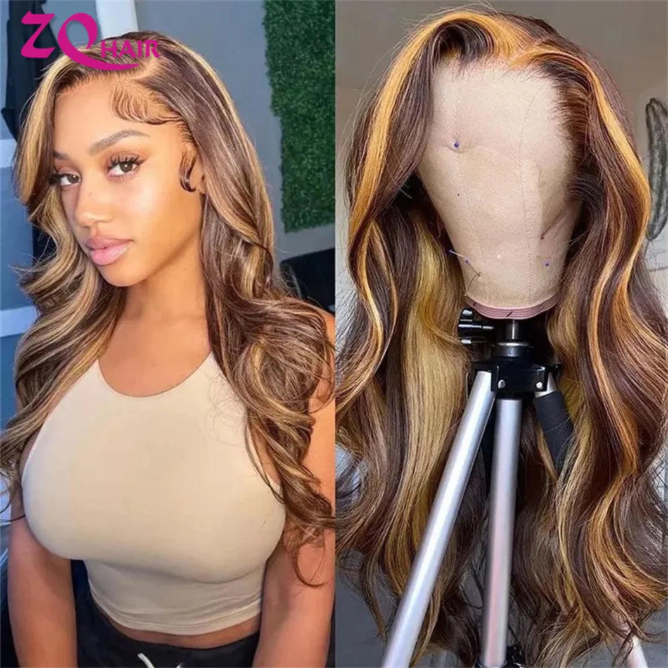 Highlight Wig, Human Hair