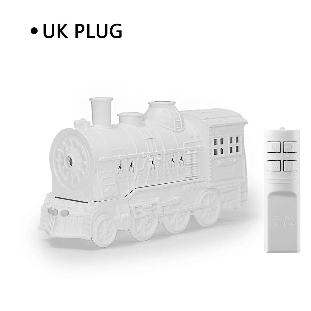 Mini Train Shape Essential Oil Diffuser with Light Cool Mist Air Humidifier