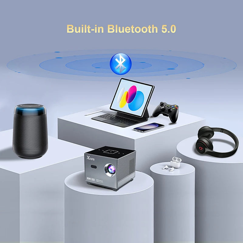 Voice Remote Portable Smart Movie Projector
