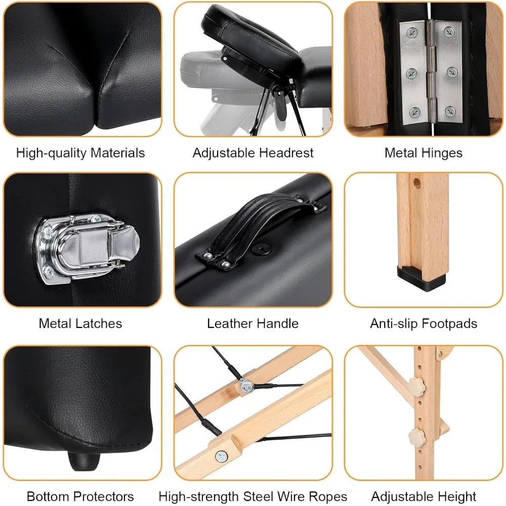 Portable massage table