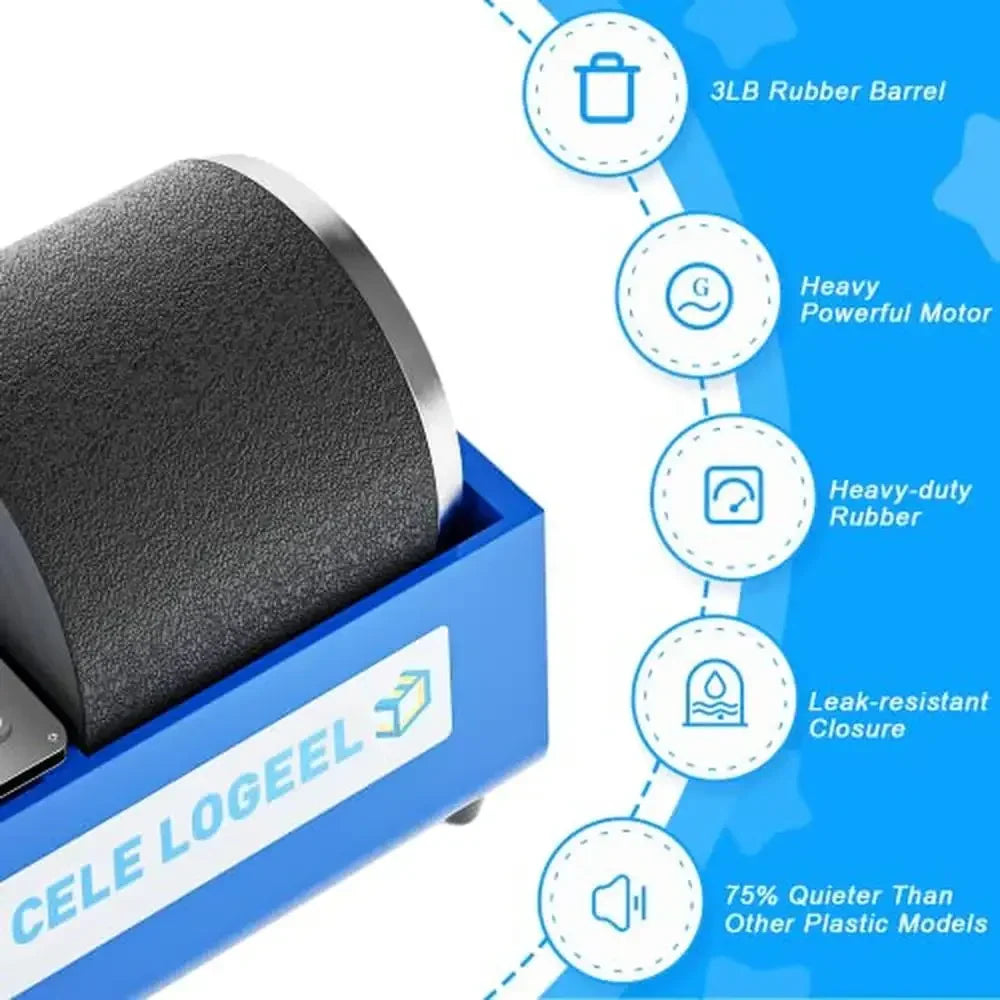 Single Drum Rock Tumbler