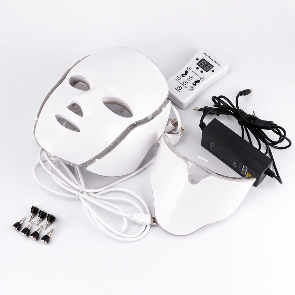 LED Facial Mask, Rejuvenation Face and Neck Care