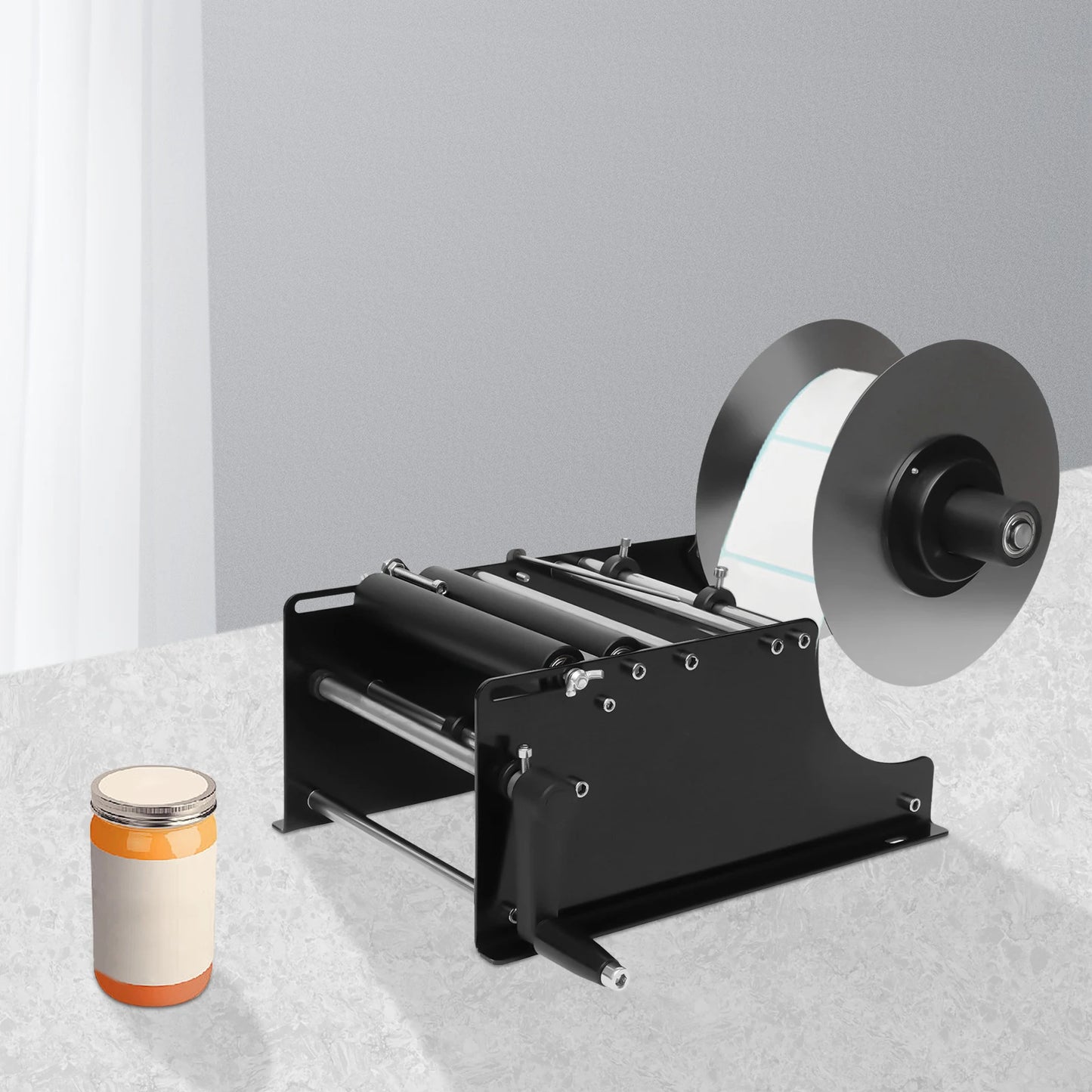 Manual Labeling Machine Mt-30 Round Box/Bottle Labeling Machine Self Adhesive Labeling Machine.
