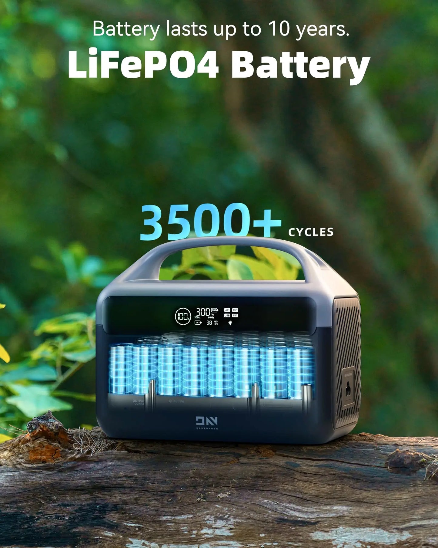 300W Solar Generator 179Wh Portable Power Station 56000mAh Rechargeable battery