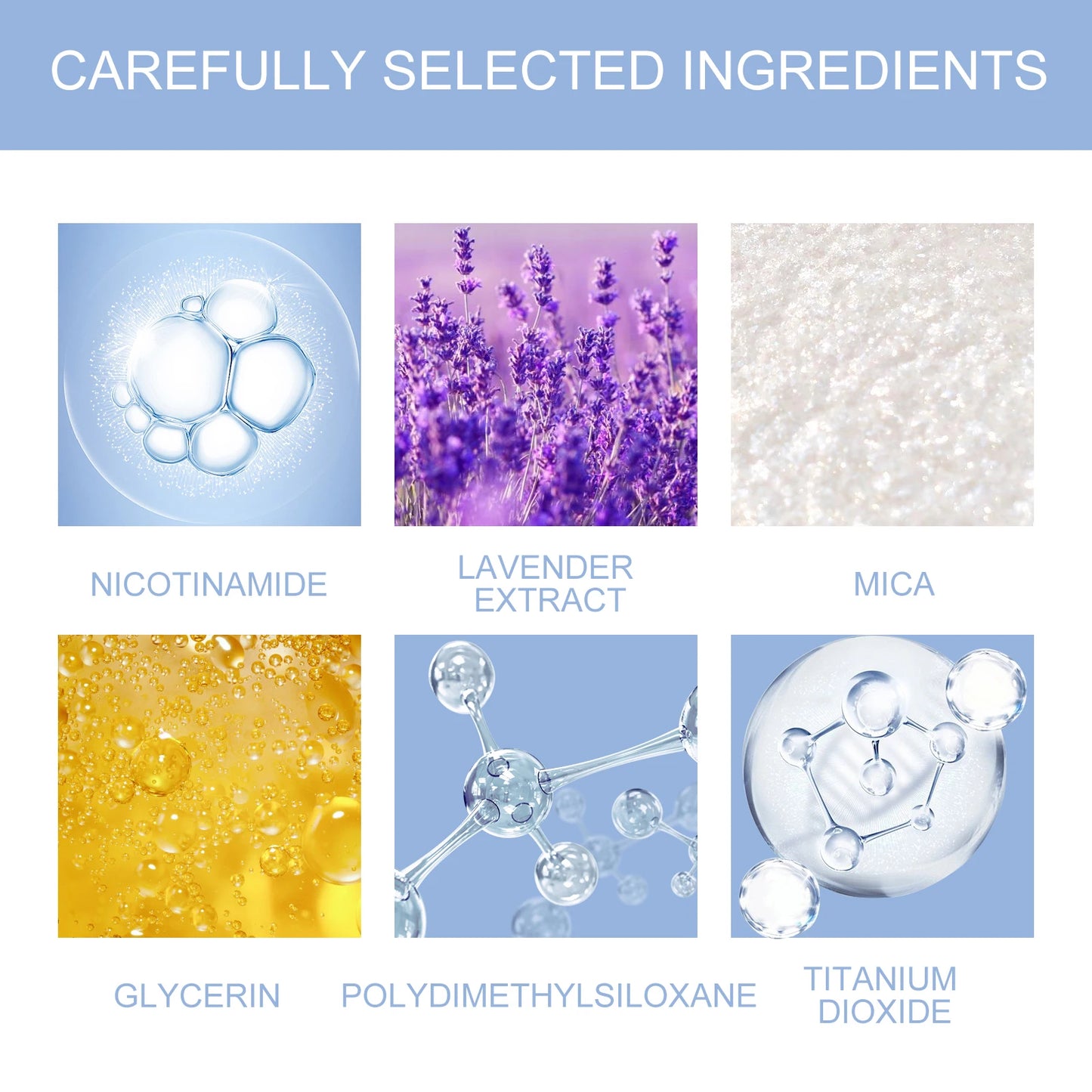 Natural Color 3PCS Powder, Waterproof