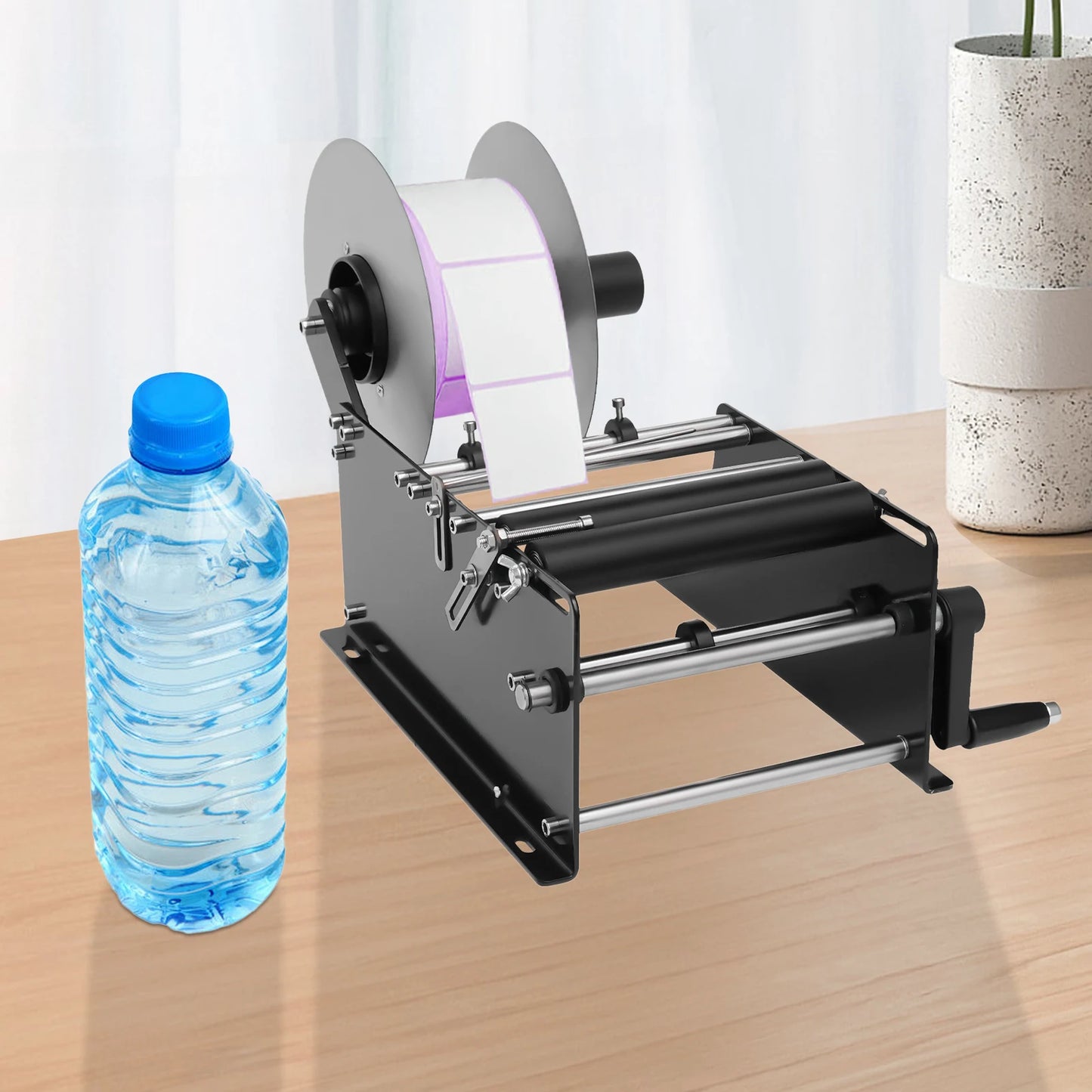 Manual Labeling Machine Mt-30 Round Box/Bottle Labeling Machine Self Adhesive Labeling Machine.