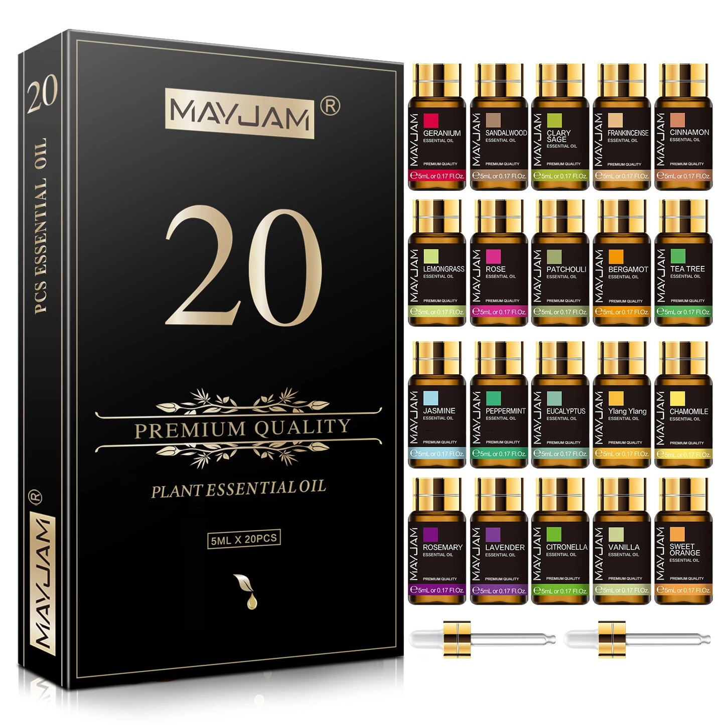 20 Bottle Essential Oil Kit