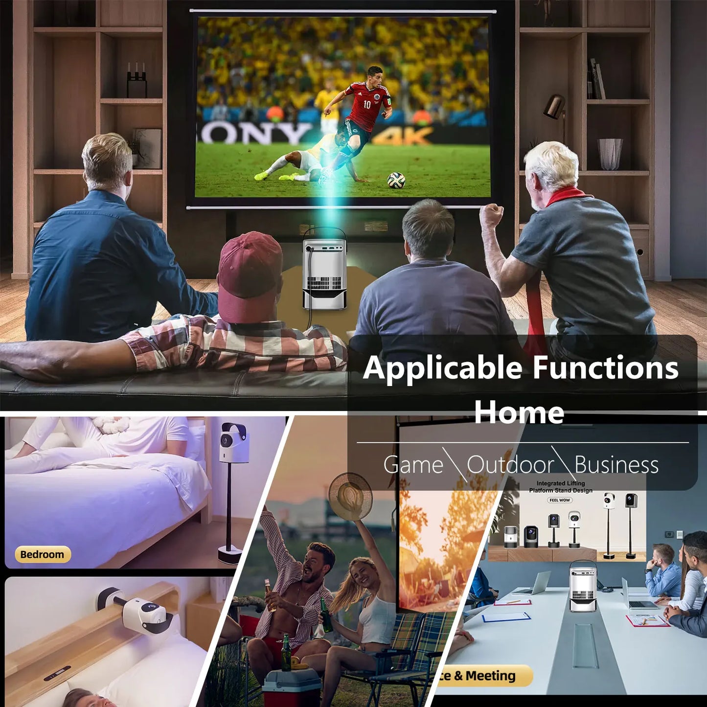 home theater wifi projector Full HD
