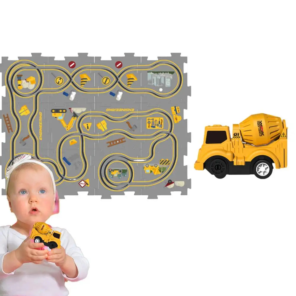 Kids Educational Interactive Jigsaw Puzzle Railrider